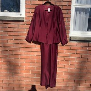 VINTAGE 1990s slip dress with matching jacket